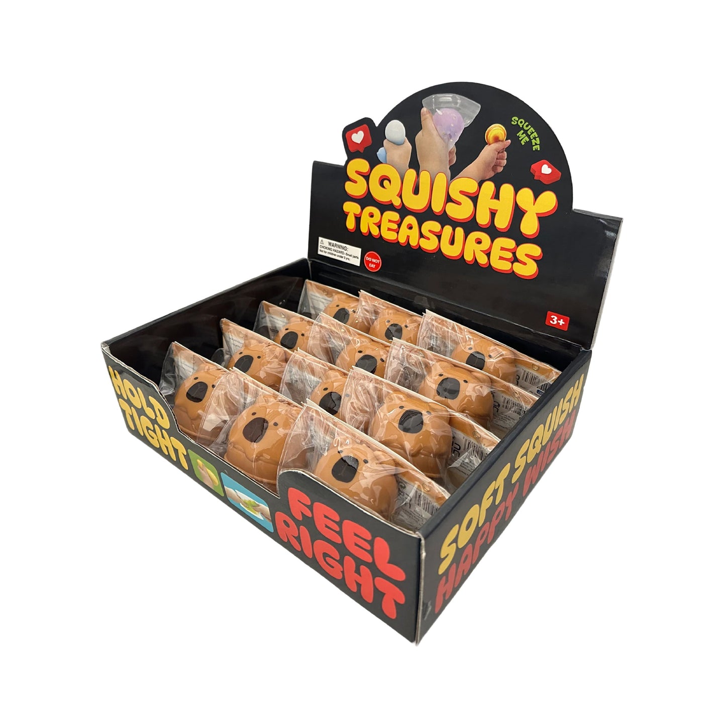 Squishy Slow Rising Capybara Cone w/display