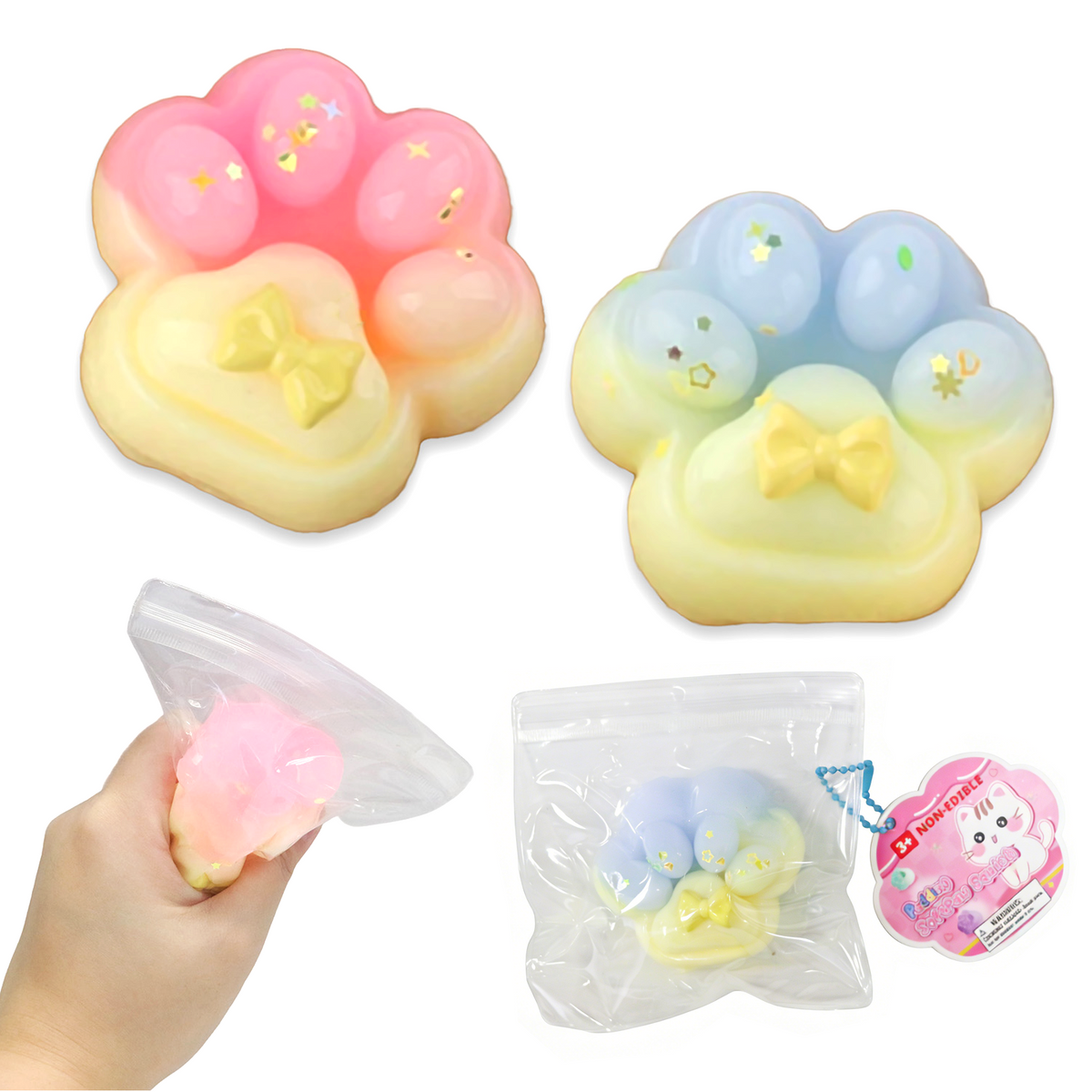 Pudding SoftPaw Squish w/display