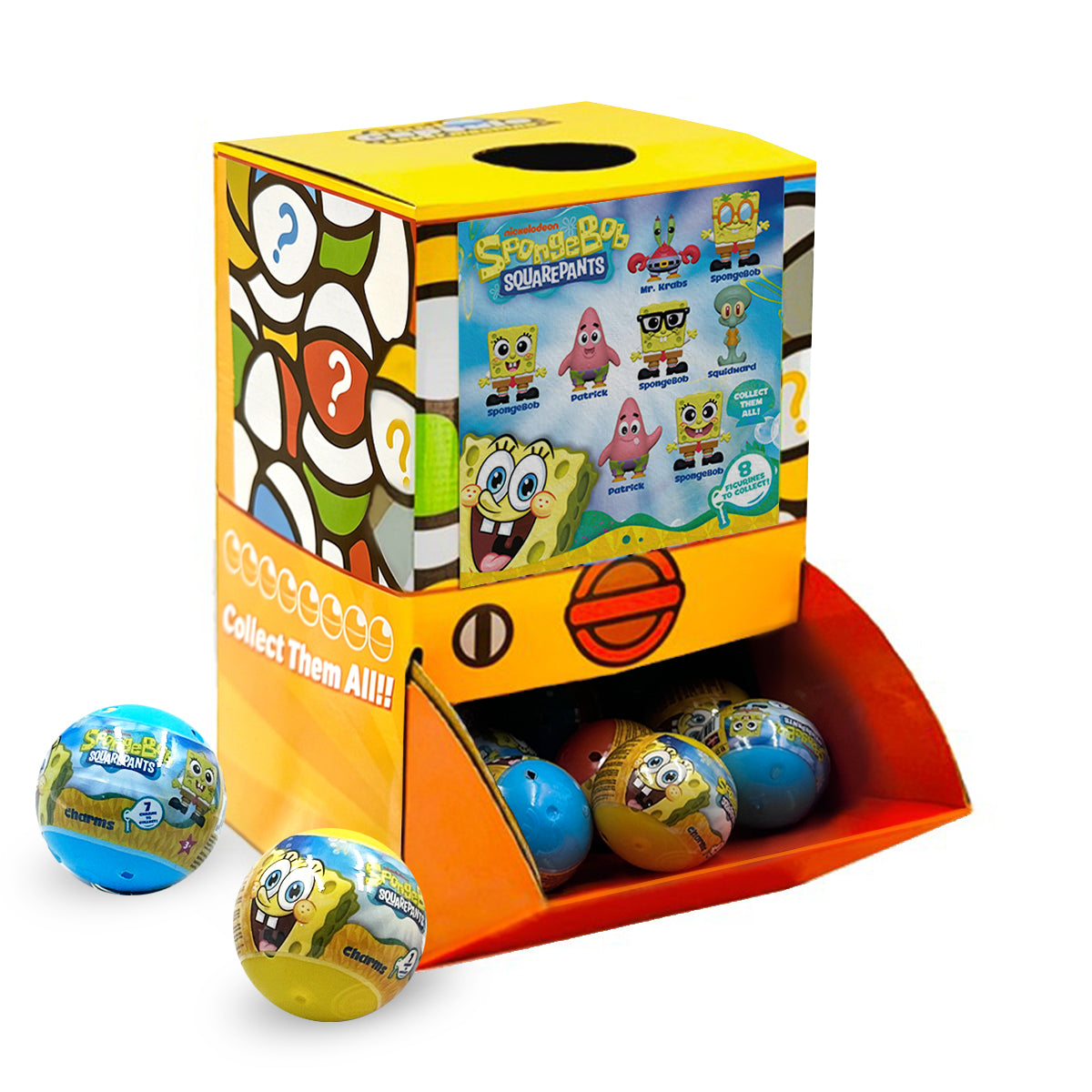 Spongebob Charms Charms Countertop Capsule Display(5cm L40)