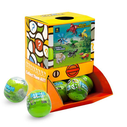 Brick Insect Countertop Capsule Display(70mm L16)