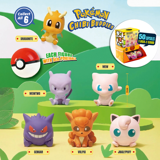 [Pre-order May2026 arrival] Pokemon Classis Figure 2 Countertop Capsule Display(6cm L18)