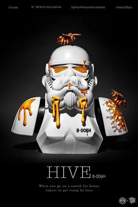 HIVE B-006H Vectormobb 16 " (40.5cm) Rare Limited Vinyl Sculpture