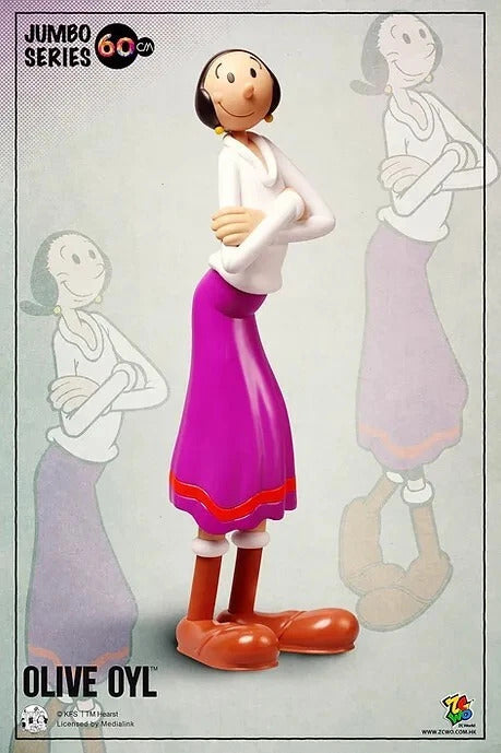 Olive Oyl - Popeye 90th Anniversary Retro Limited Edition 60cm PVC Statue