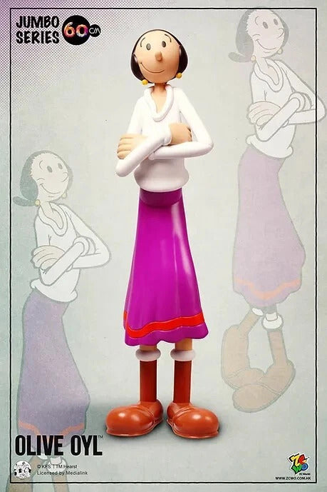 Olive Oyl - Popeye 90th Anniversary Retro Limited Edition 60cm PVC Statue