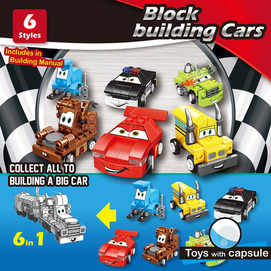 Brick Car in 63x70mm capsule