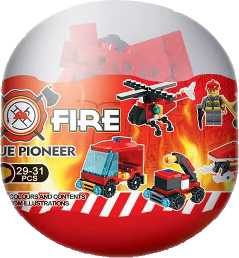 Fireman Brick Countertop Capsule Display(70mm L16)