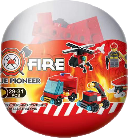 Fireman Brick Countertop Capsule Display(70mm L16)