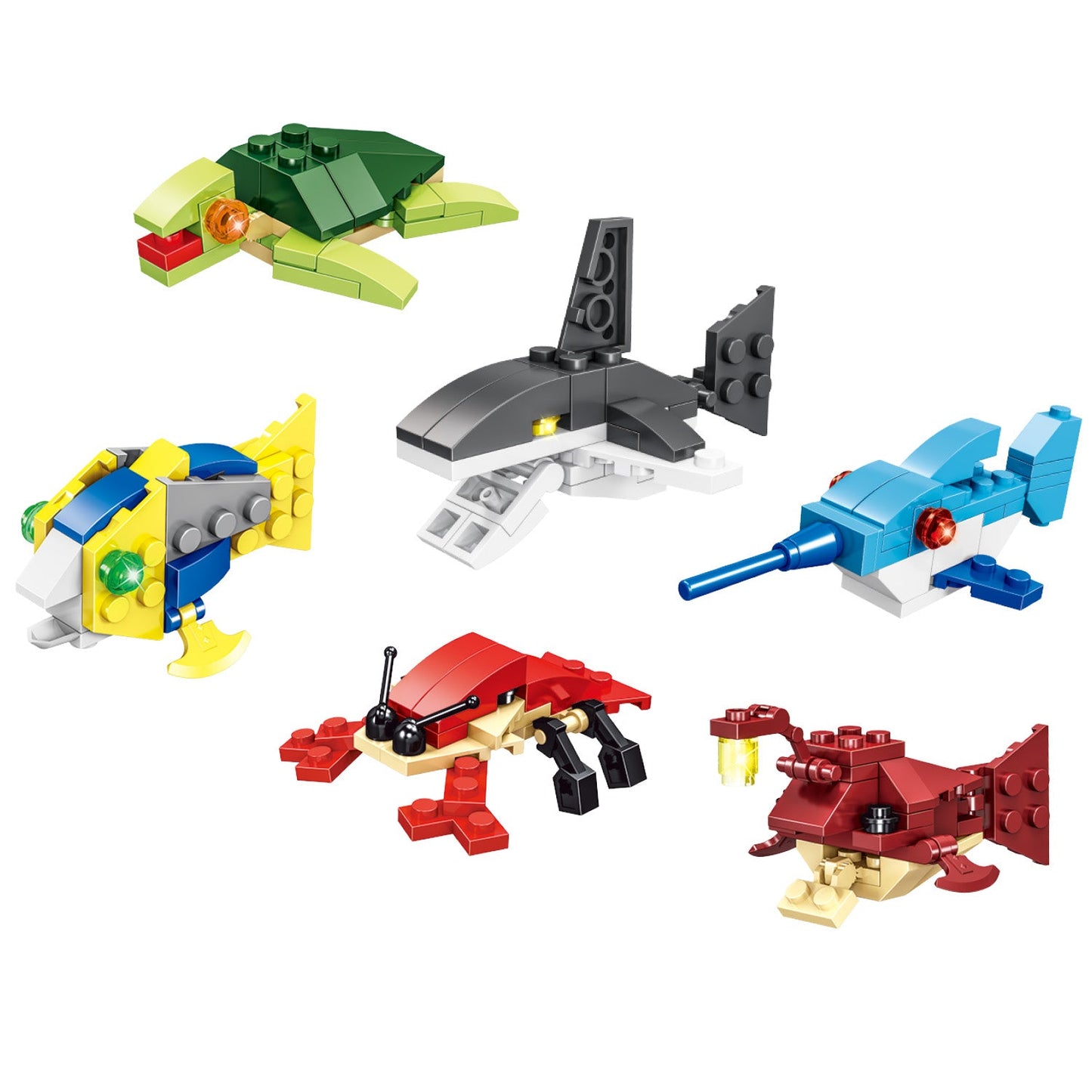 Brick Sea Animal Countertop Capsule Display(70mm L16)