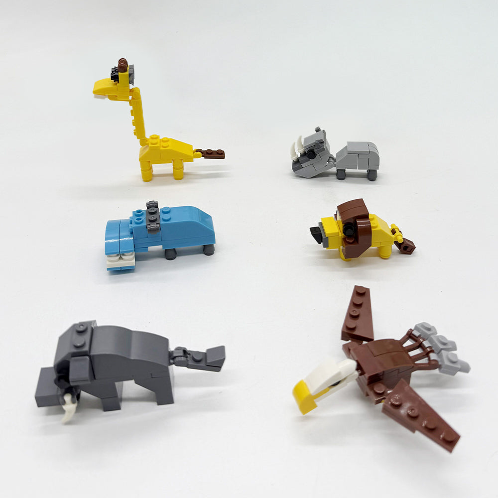 Brick Wild Animal 6pc capsule box(65mm)
