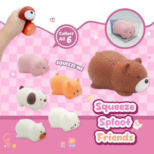 Squeeze Sploot Friends, Squishy Sensory Toys