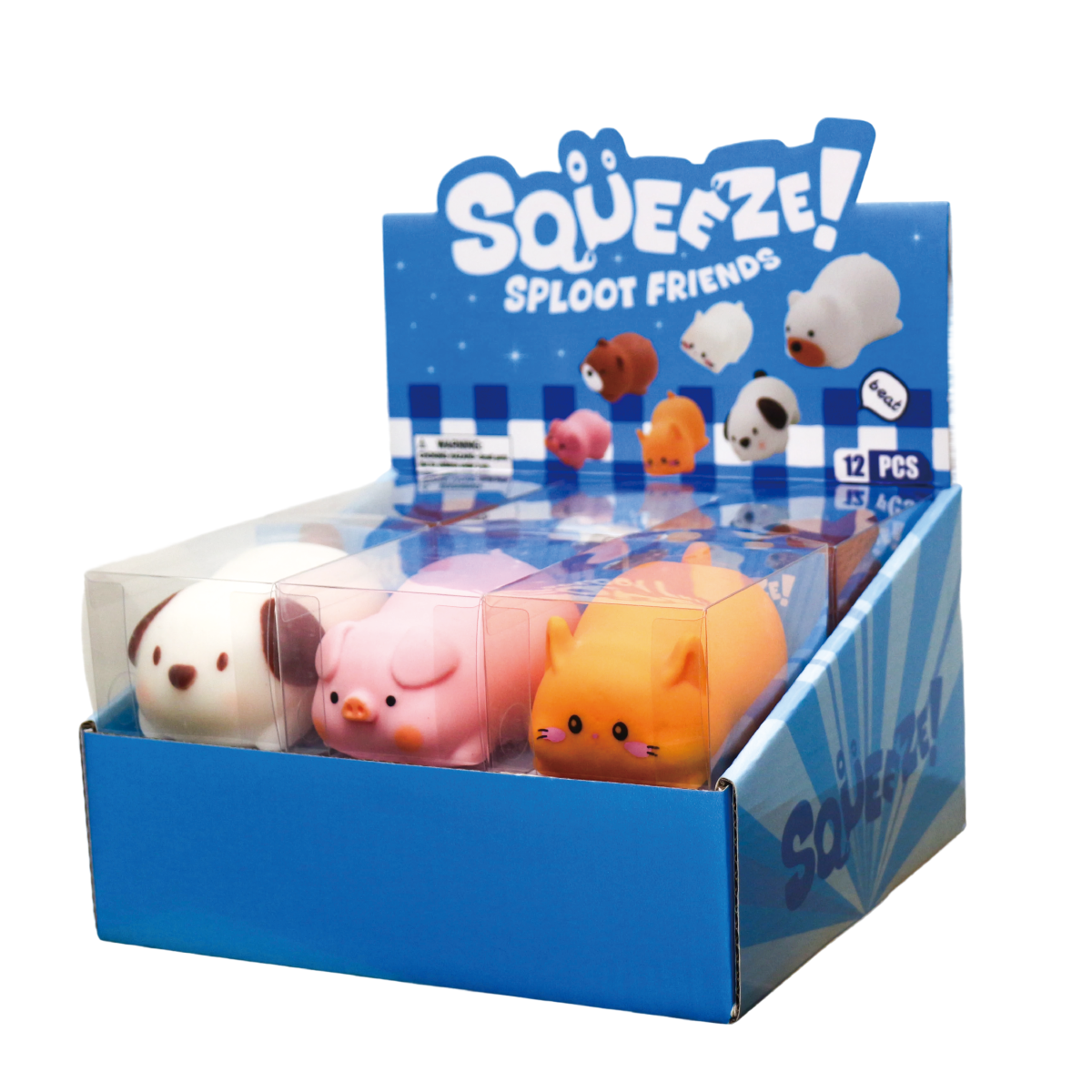Squeeze Sploot Friends, Squishy Sensory Toys