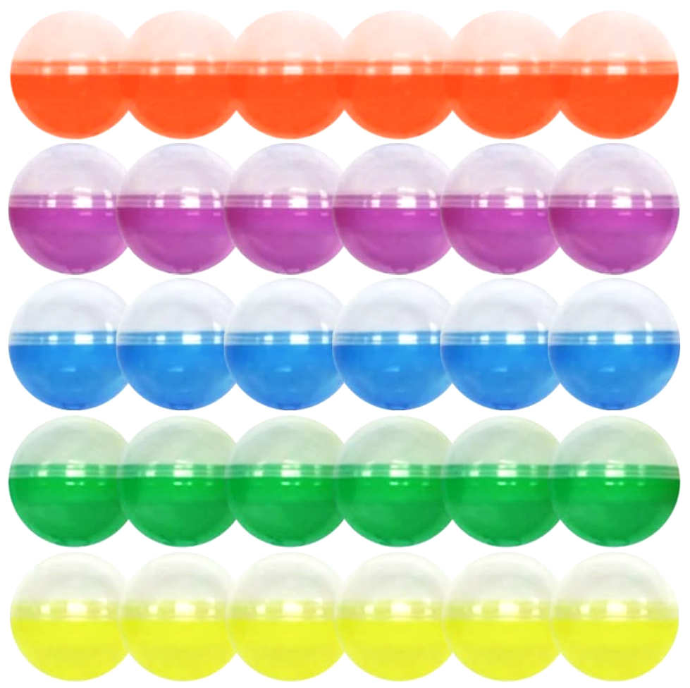 100mm capsule 5 colors - 50pcs/bag