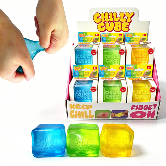 [Random color 1pc] Chilly Cube Transparent (3 colors) in display box