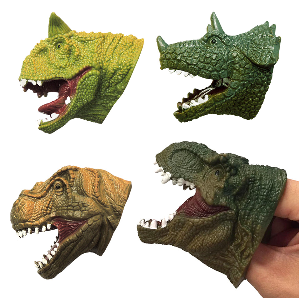 Dinosaur Finger Puppet With Tag 4pcs/bag