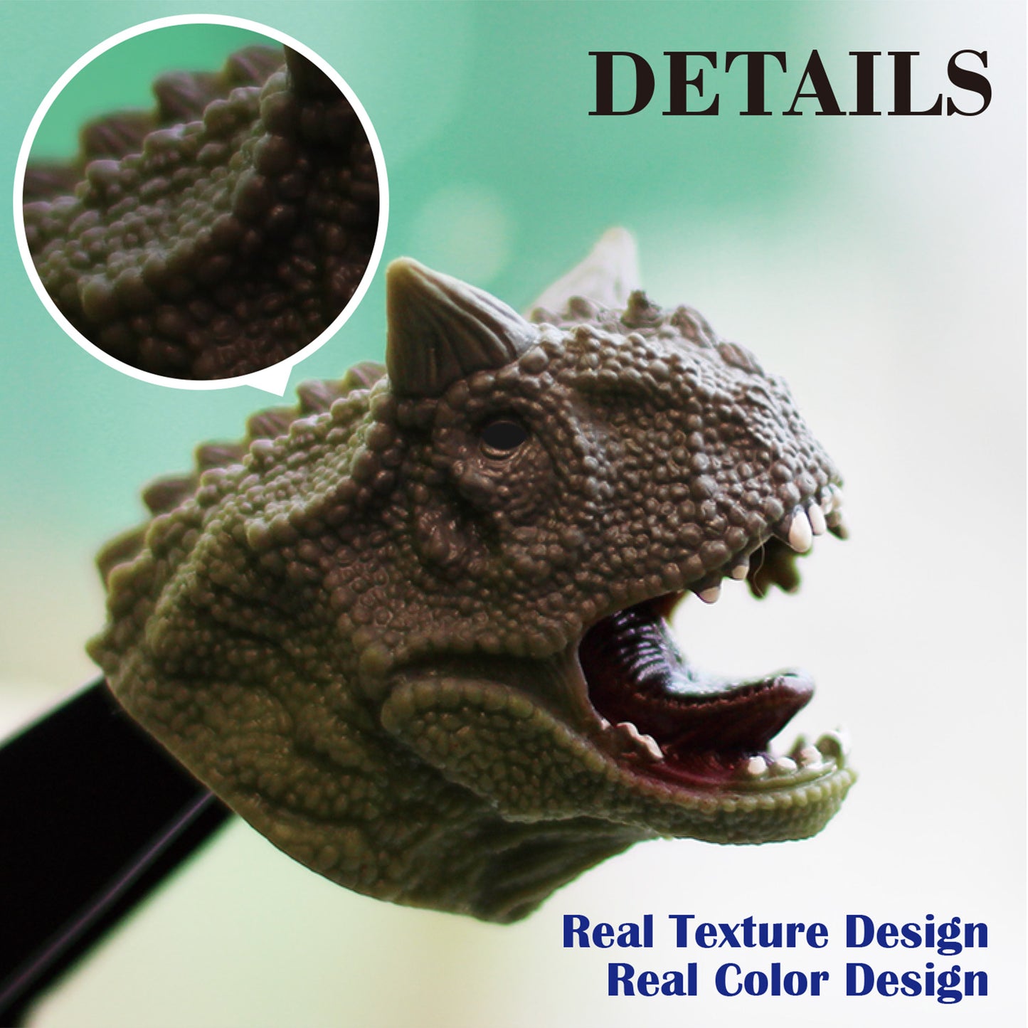 Dinosaur Finger Puppet With Tag 4pcs/bag