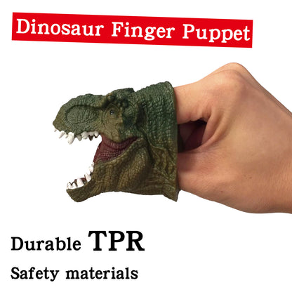 Dinosaur Finger Puppet With Tag 4pcs/bag