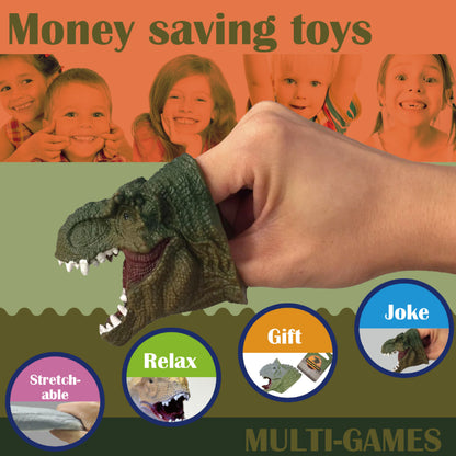 Dinosaur Finger Puppet With Tag 4pcs/bag