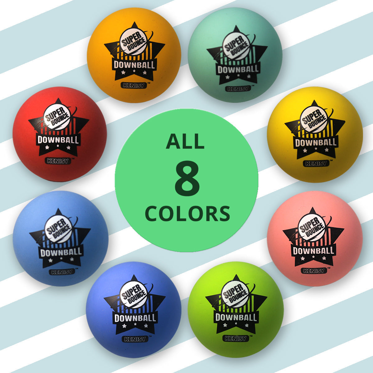 6cm Downball with K printing (8pcs/bag)