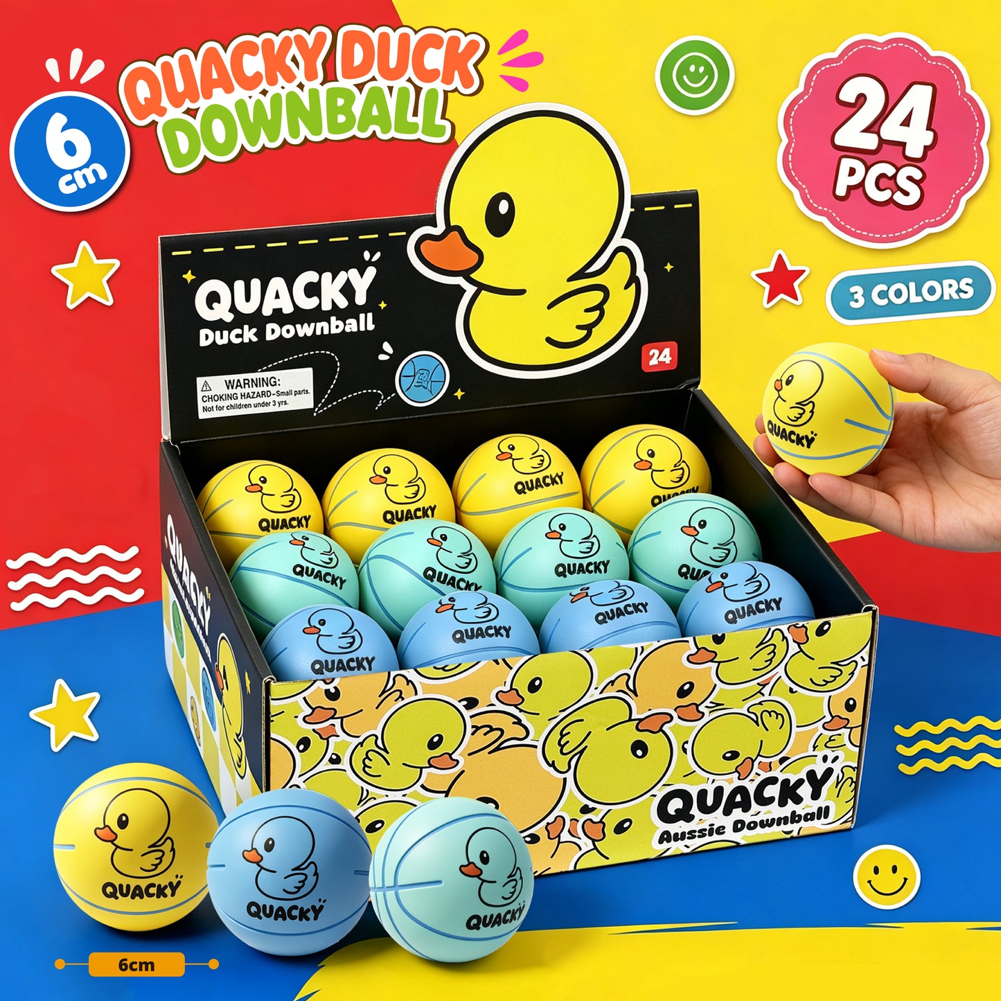 [Random Color]Quacky Duck Downball (3 colors)