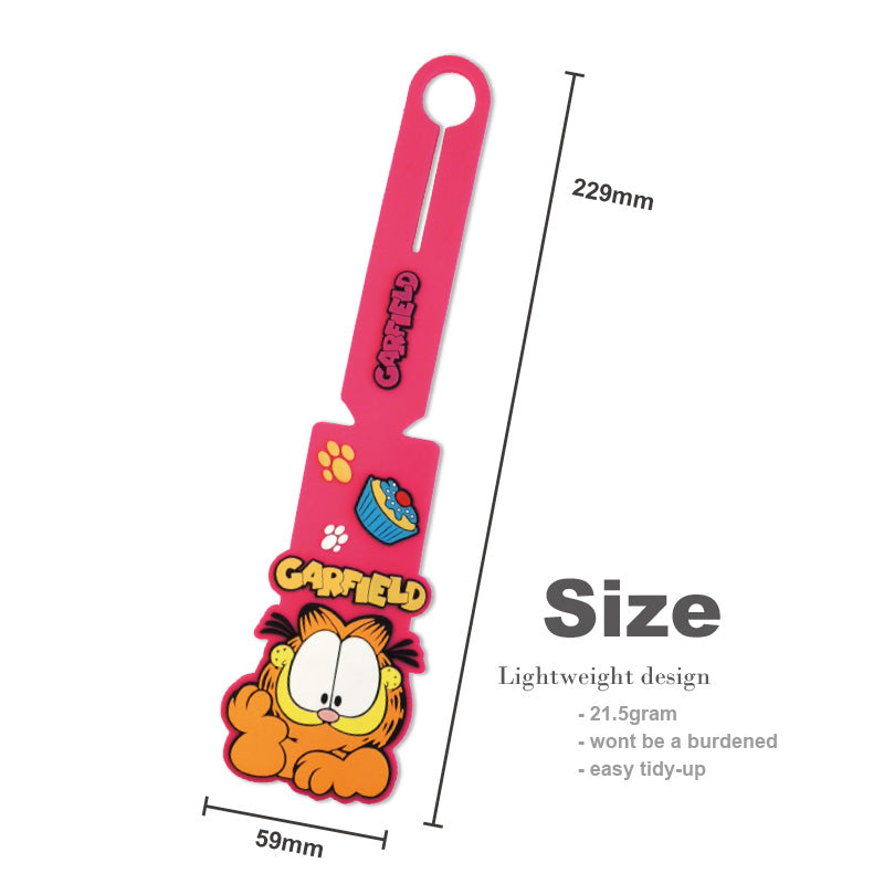 Garfield Luggage Tag w/Card Bulk 3pcs/bag A style