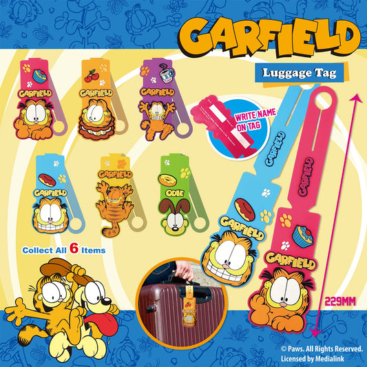 Garfield Luggage Tag w/Card Bulk [Random 1pc]
