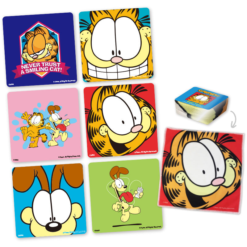 Garfield Magic Towel in 65mm capsule