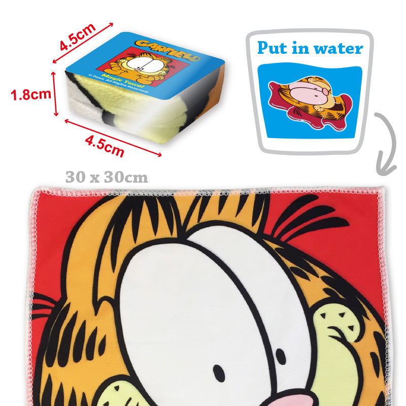 Garfield Magic Towel Bulk 6pcs/bag