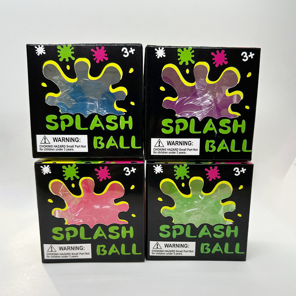 Gummy Feel Malty Squish Splash Ball w/box(4 color)