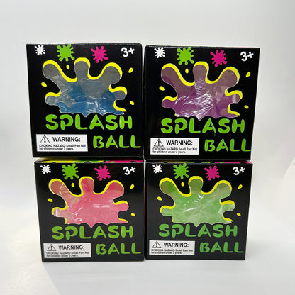 Gummy Feel Malty Squish Splash Ball w/box(4 color)
