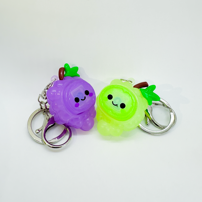 Crystal Grape Clicker Keychain (2 styles)
