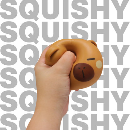 Squishy Capy Puff Ball w/display