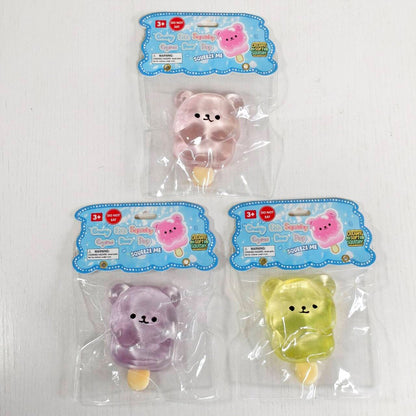 Creamy Soft Squishy Crystal Bear Pop w/display