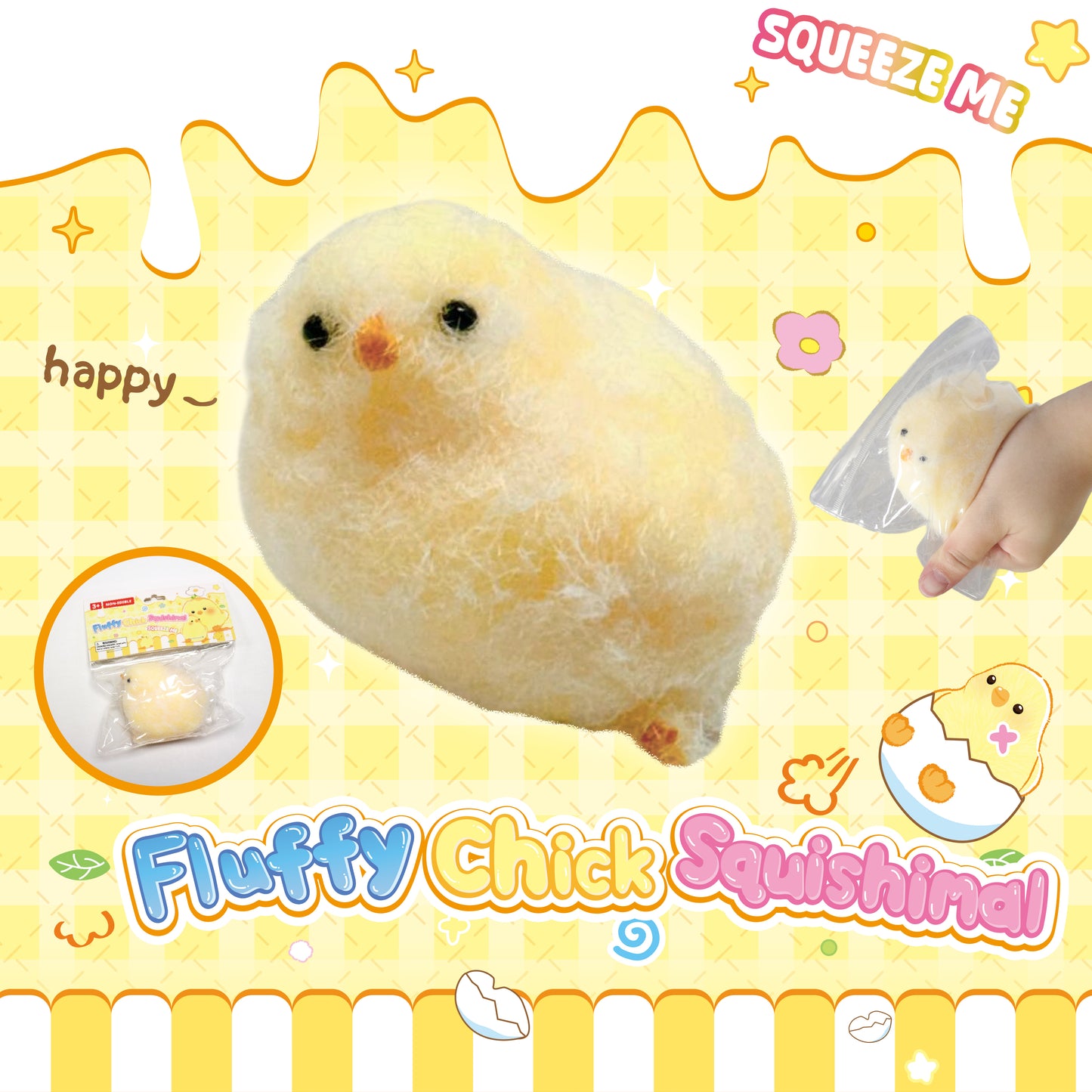 Fluffy Chick Squishimal