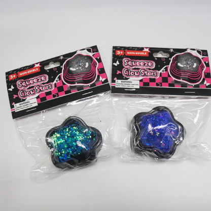 Squeeze Glow Stars w/display
