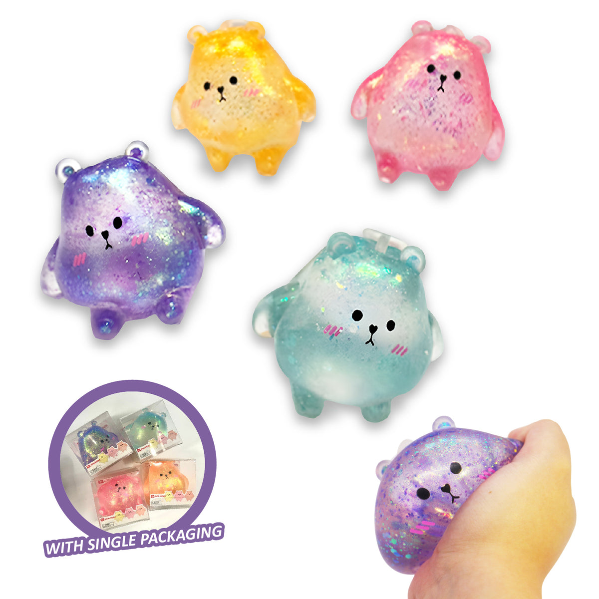 Squeeze Lovey Bear w/display