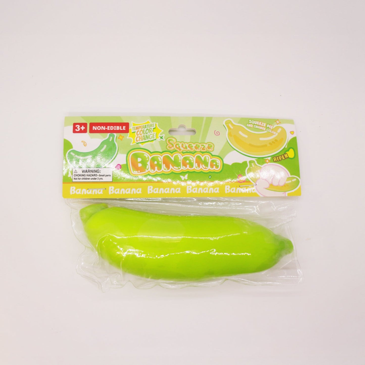 Squeeze Banana with Temperature Color Change