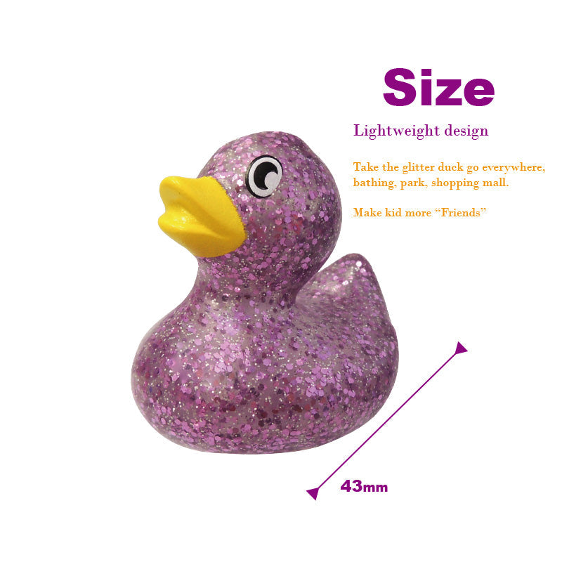 4.3cm Glitter Duck in 50mm capsule