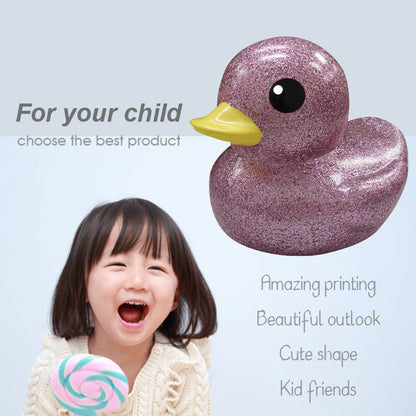 17cm Glitter Duck with Cardboard Box