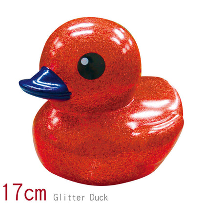 17cm Glitter Duck with Cardboard Box