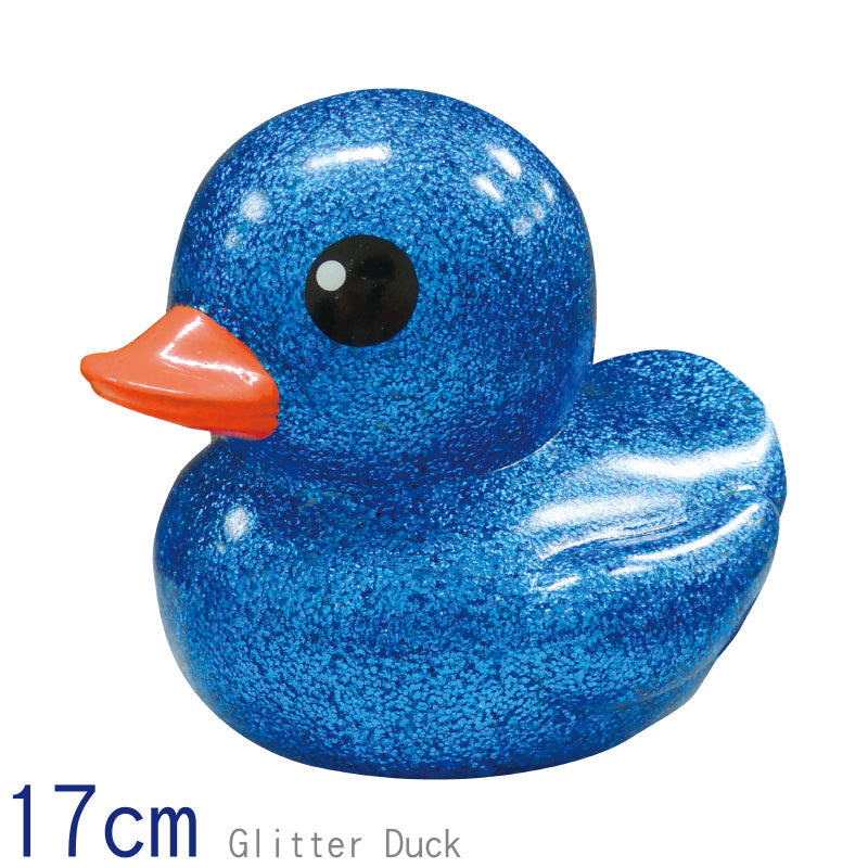 17cm Glitter Duck with Cardboard Box