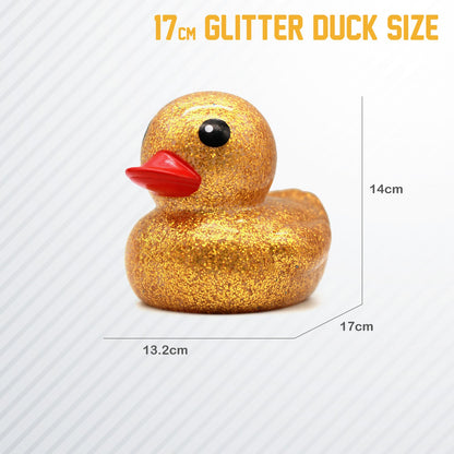 17cm Glitter Duck with Cardboard Box