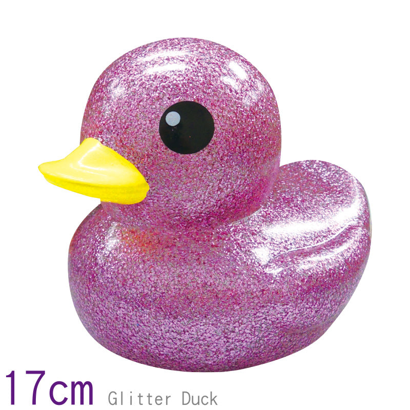 17cm Glitter Duck with Cardboard Box