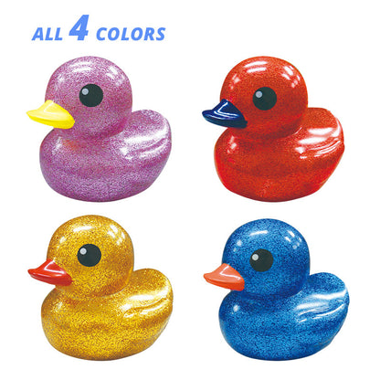 17cm Glitter Duck with Cardboard Box