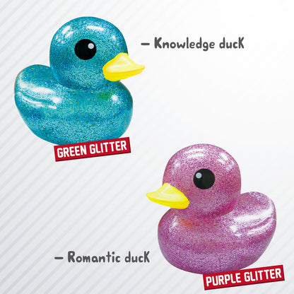 10cm Glitter duck, 7 color Bulk