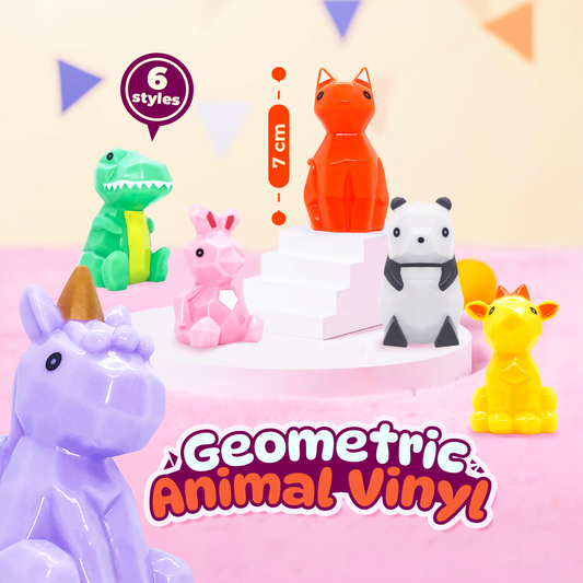 Geometric Animal Figurine Vinyl (7cm)