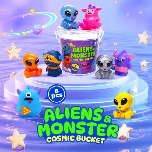 Aliens & Monster Cosmic Bucket (6pcs)