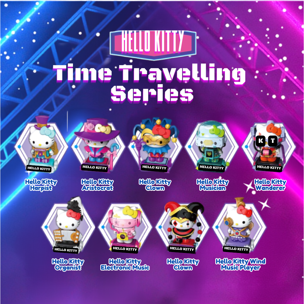 Hello Kitty Time Travel Series Blind Box (9pcs/set) - Price per piece