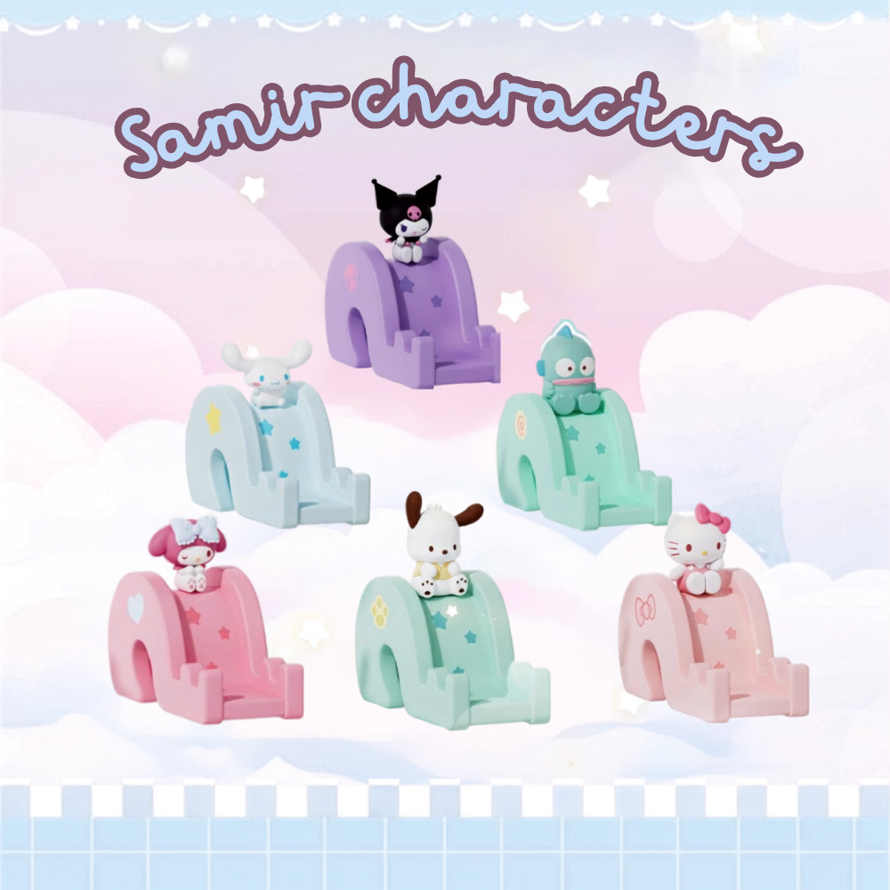 [Random] Sanrio Slide Phone Stand Figure Box Set (6 styles) - Price per piece