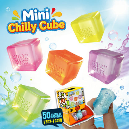 Mini Chilly Cube Gummy Countertop Capsule Display(5cm L40)