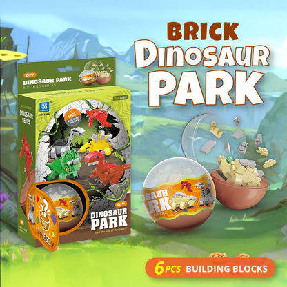 Brick Dinosaur Park 6pc capsule box(65mm)